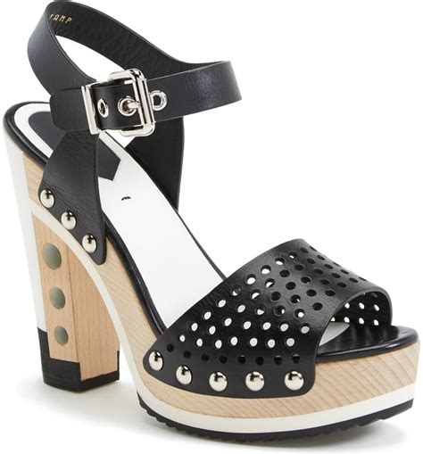 fendi platform sandals polka dot|fendi sandals saks.